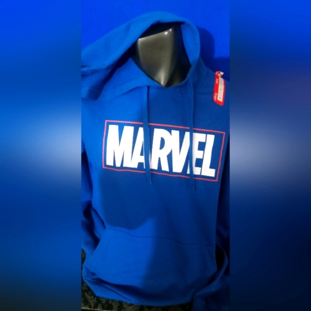 Marvel Men's Blue Pullover Hoodie